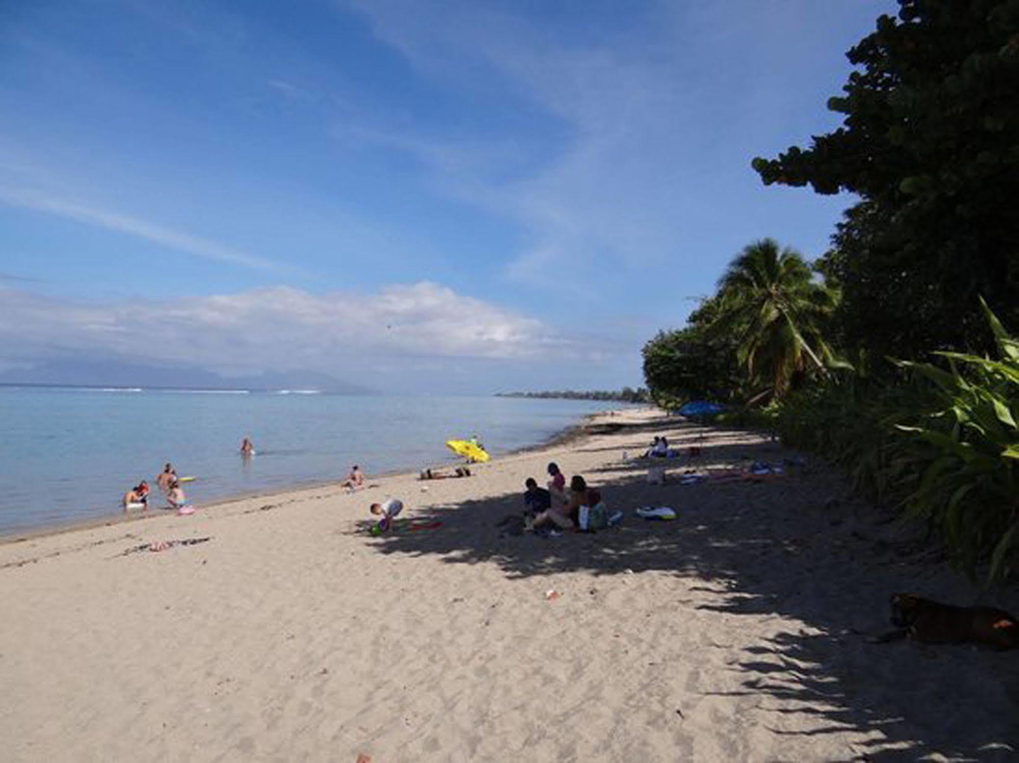 Pension Te Miti - Plage-Beach 200M - Mahana Parc & Vaiava Beach Pk18 - B&B Chambres Ou Dortoir Punaauia  Exterior photo